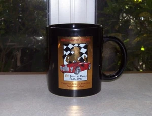 FERRARI CLUB OF AMERICA MUG - 50 YEARS OF RACING - 1947-1997 MID-ATLANTIC REGION - Picture 1 of 2