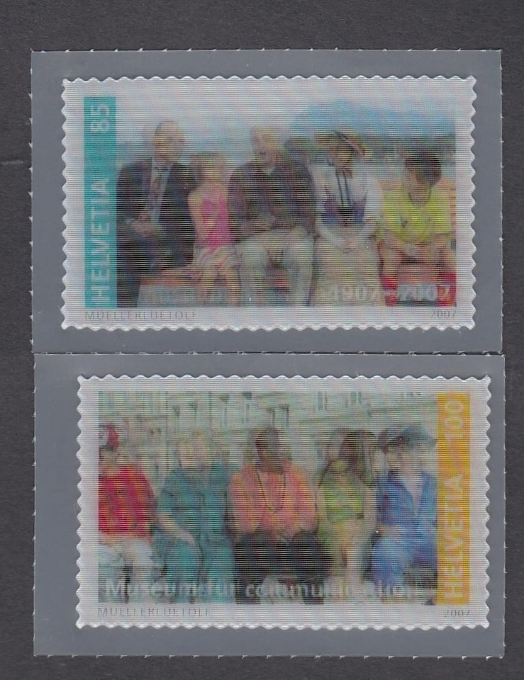 Museo de la Comunicación LENTICULAR Suiza MNH 2007 (144485) Foto 1 de 1