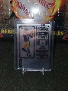 George Pickens 2022 Panini Contenders Rc Auto Silver Ticket 16/49 Steelers - Picture 1 of 2