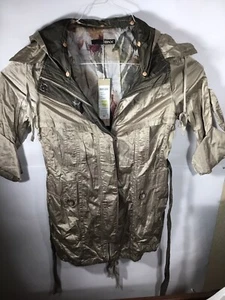 BNX Women’s Size Small Lightweight Rain Jacket With Hood - Picture 1 of 8
