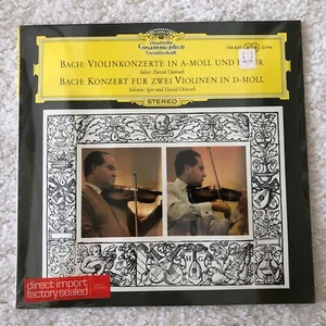 DGG 138 820 BACH : VIOLIN CONCERTOS IGOR & DAVID OISTRACH ( SEALED ) - Picture 1 of 2