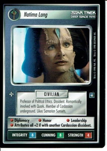 STAR TREK CCG DS9 RARE CARD NATIMA LANG - Picture 1 of 1