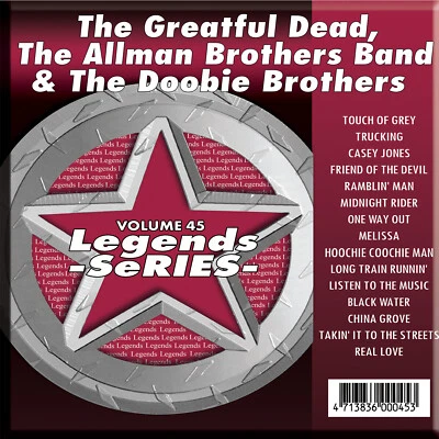 THE GREATFUL DEAD THE ALMAN BRO LEGEND SERIES #45 KARAOKE CD+G NEWIN PLASTIC  - Image 1 of 2