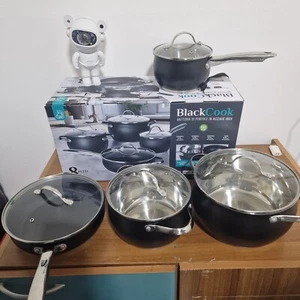 Batteria di Pentole 8 pezzi in acciaio inox 18/10 ottima qualita (idea regalo) - Foto 1 di 6