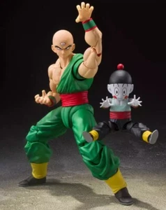 Japanese Genuine SHf Dragon Ball Tien Shinhan & CHAOZ Action Figures Boxed Gift - Picture 1 of 9