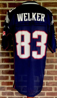 Camiseta de Colección Reebok New England Patriots Wes Welker Talla Mediana  Foto 1 de 4