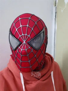 Classic Raimi Spider-man Helmet Cosplay 3D Mask Costume Halloween High Quality - Picture 1 of 12