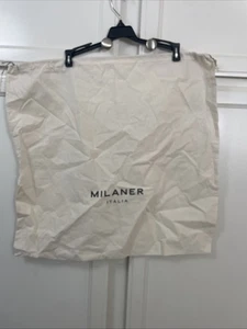"Bolsa antipolvo de tela de algodón MILANER Italia 21x21"" con cordón" - Imagen 1 de 8