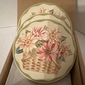 Longaberger Sunflower Coaster Set - Set of 3 - Picture 1 of 1