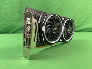 MSI Radeon RX 580 Armor 4G OC 4GB GDDR5 Dual Fan HDMI DP DVI 8 Pin PCIe - Picture 1 of 13