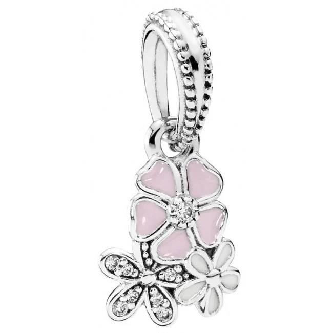 Nuevo Auténtico Pandora Flores Poéticas Flores Colgante Dije 791824ENMX Foto 1 de 1