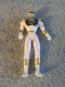 Vtg Mighty Morphin' Power Rangers White 4" Action Figure - Picture 1 of 9