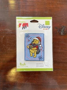 Disney Winnie Puuh selbstklebende Applikation Weihnachten Patch - Bild 1 von 3