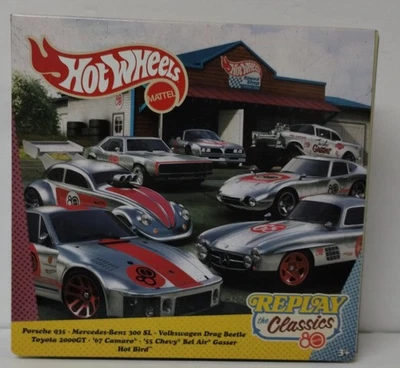 Hot Wheels Replay the Classics 80 Anniversary Walmart Exclusive 7 car Zamac set - Image 1 of 4