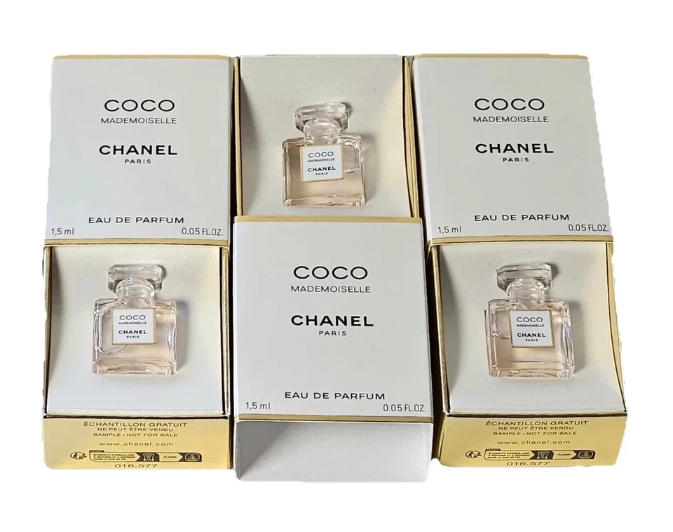 CHANEL Coco Mademoiselle Eau de Parfum Miniatur Flakon 3 x 1,5 ml