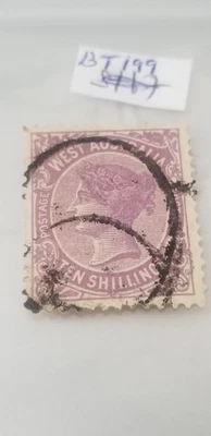 West Australia #WA659 10 shillings Rare Stamp Idbt7. - Image 1 of 2