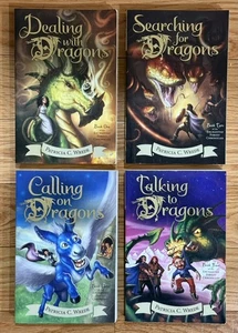 Enchanted Forest Chronicles by Patricia C. Wrede Books 1-4 in Excellent Cond. - Foto 1 di 8