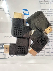 HDMI Adapter 90 degree Right Angle Male to Female Type Port Angled adaptor - Picture 1 of 4