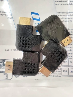 HDMI Adapter 90 degree Right Angle Male to Female Type Port Angled adaptor - Image 1 of 4