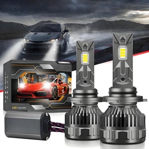 HB4 9006 LED Headlight Bulbs Conversion Kit Low Beam 6000K 60000LM White Set(2) - Picture 1 of 10