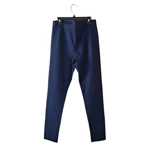NWT Lands' End Tough Cotton Leggings School Uniform Deep Sea Navy Girls Size XL - Picture 1 of 9