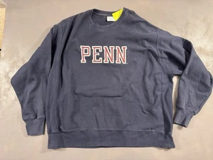 Champion Tejido Inverso Vintage Penn Quakers Pennsylvania Sudadera Para Hombres 2XL - Imagen 1 de 12