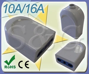 SPINA BIANCa FEMMINA BIPASSO BIVALENTE PER CAVO ELETTRICO ASSORBIMENTO 1500w - Imagen 1 de 1