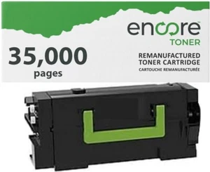 Encore toner for Lexmark 58D1X00 MS823 MS825 MS826 MS725 MX721 MX722 MX822 MX826 - Picture 1 of 3