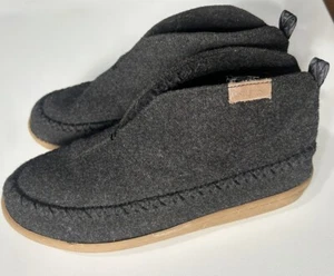 Pendleton Mountain Mid Wool Slipper Bootie Comfort Womens 7 Dark Gray - Picture 1 of 7