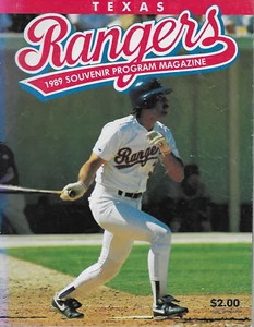 Texas Rangers Souvenir Programm 1989 - Bild 1 von 1