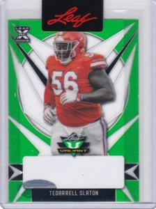 TEDARRELL SLATON RC 2021 VARIANTE FOGLIA ROOKIE PRE-PRODUZIONE #1/1 - Foto 1 di 2