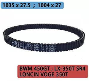 1035x27.5 Motorcycle Drive Belt For BMW450GT LONCIN VOGE 350T LX350T SR4 - Picture 1 of 9