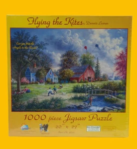 Rompecabezas Dennis Lewan - Flying The Kites - 1000 piezas - Imagen 1 de 2