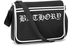 BATHORY MESSENGERBAG RECORD BAG SCHULTERTASCHE KURIERTASCHE LOGO - Picture 1 of 2