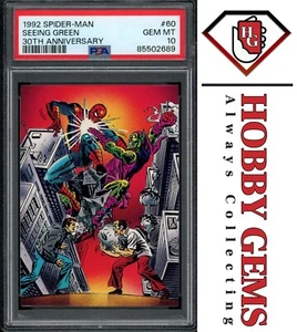 Spider-Man Duende Verde PSA 10 1992 Marvel Spider-Man 30 Aniversario #60 - Imagen 1 de 2