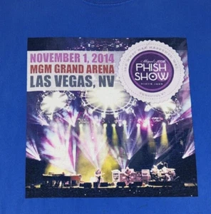 Phish Show Concert Tour 2014 T Shirt Tee XL MGM Las Vegas Rare Personal Graphic - Picture 1 of 11