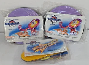 McDonald's Happy Meal Young Astronauts Space Shuttle & Satellite Dish - Lot of 3 - Picture 1 of 4
