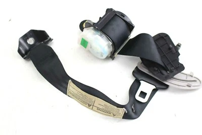 Retractor de cinturón de seguridad trasero derecho del lado del pasajero Rh 1999 Daewoo Leganza negro Foto 1 de 4