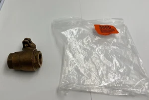 Legend Ball Valve 1" inch Straight Curb Stop Brass 300W Manual Port - Picture 1 of 10