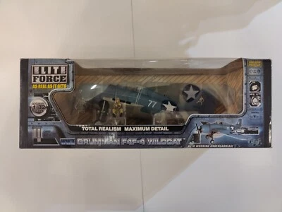 Very Rare Elite Force Total Realism WW2 Gumman F4F-4 WILDCAT NIB 2007 - Image 1 of 3
