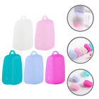 5Pcs Silicone Toothbrush Covers for Home and Outdoor Use