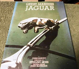 Great marques: Jaguar / Chris Harvey large HB w DJ 1982 - Picture 1 of 4