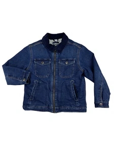 Oshkosh B'Gosh Genuine Sherpa Lined Collared Long Sleeve Denim Jacket  7 - Picture 1 of 14