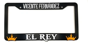 Marco de placa de matrícula elevado en 3D Vicente Fernández ""El Rey - Imagen 1 de 4