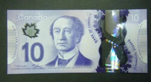 Canada $10 GEM UNC new polymer paper money Bank Notes Consecutive SNs - Picture 1 of 2