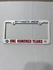 (I.A.M.) Machinists Union License Plate Cover - 100 Years