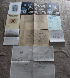 Lotto di 11 libri punto croce + volantini. Carolina del Nord, Virginia, 50 stati! - Foto 1 di 10