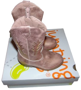~NWB Toddler Girls JUMPING BEANS Pink Sparkly Cowboy Boots! Size 6T Cute FS:)~ - Picture 1 of 4