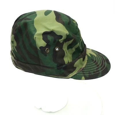 Chapéu estilo militar cadete exército castro boné patrulha camuflado feito nos EUA tamanho grande - Imagem 1 de 4