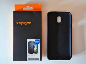 SPIGEN SMOOTH BLACK CASE FOR SAMSUNG GALAXY S4, J7 - Picture 1 of 2